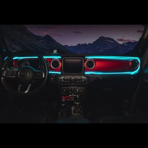Jeep Gladiator JT LED Dash Strip Kit - Interior - ORACLE Lighting - Dynamic ColorSHIFT - `20-`23